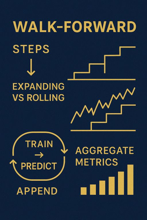 اینفوگرافی Walking-Forward در فارکس